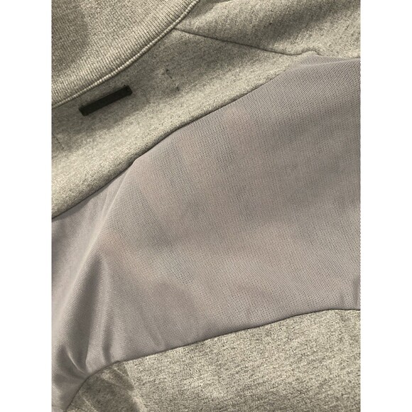 Blanc Noir Jacket Womens Medium Vector Thindown White Black Gray Heather Zip Up - Picture 11 of 13